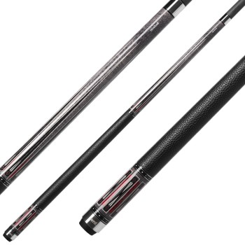 Billardqueue, Pool, Cuetec Cynergy Nineball Shark Gray Stain LTW, 3/8x14