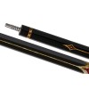 Billardqueue, Pool, EVO Crown Maxbing Edition, Royal Black Leather Komplettset, 12.5mm, Radial