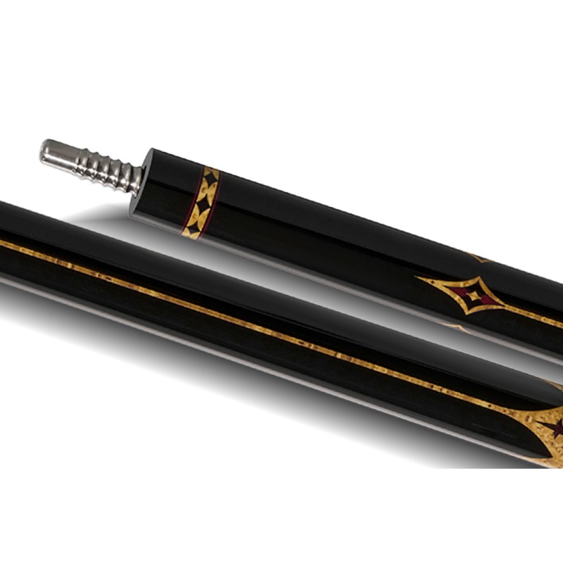 Billardqueue, Pool, EVO Crown Maxbing Edition, Royal White Leather Komplettset, 12.5mm, Radial