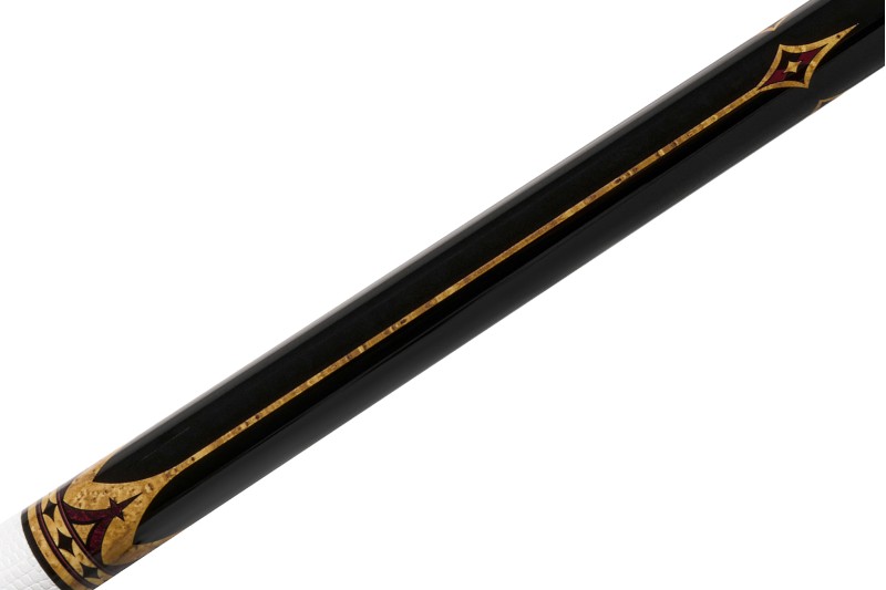 Billardqueue, Pool, EVO Crown Maxbing Edition, Royal White Leather Komplettset, 12.5mm, Radial