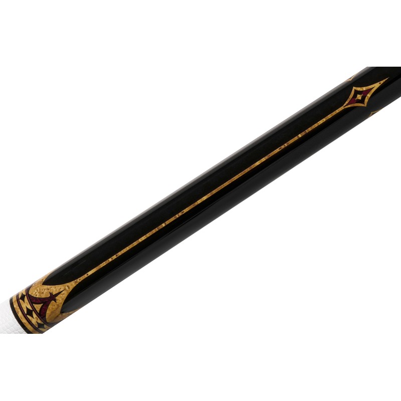 Billardqueue, Pool, EVO Crown Maxbing Edition, Royal White Leather Komplettset, 12.5mm, Radial