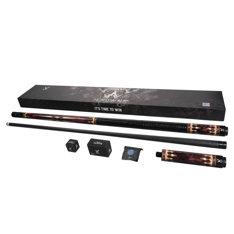 Billardqueue, Pool, EVO Crown Maxbing Edition, Ancient Oak Komplettset, 12.5mm, Radial Billardqueue, Pool, EVO Crown Maxbing Edition, Ancient Oak Komplettset, 12.5mm, Radial