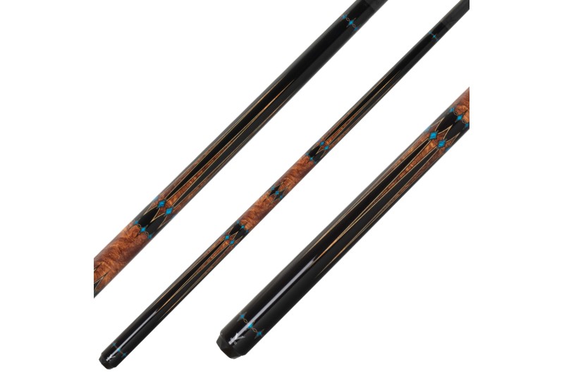 Billardqueue, Pool, EVO Crystal Maxbing Edition, Ember Vein Komplettset, 12.5mm, Radial
