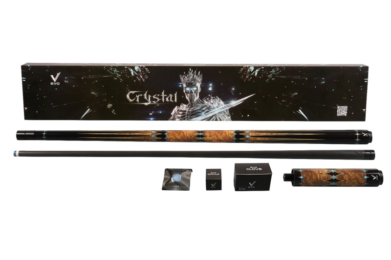Billardqueue, Pool, EVO Crystal Maxbing Edition, Ember Vein Komplettset, 12.5mm, Radial