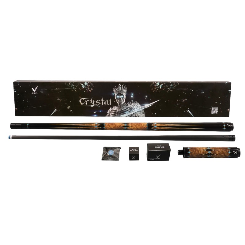 Billardqueue, Pool, EVO Crystal Maxbing Edition, Ember Vein Komplettset, 12.5mm, Radial Billardqueue, Pool, EVO Crystal Maxbing Edition, Ember Vein Komplettset, 12.5mm, Radial