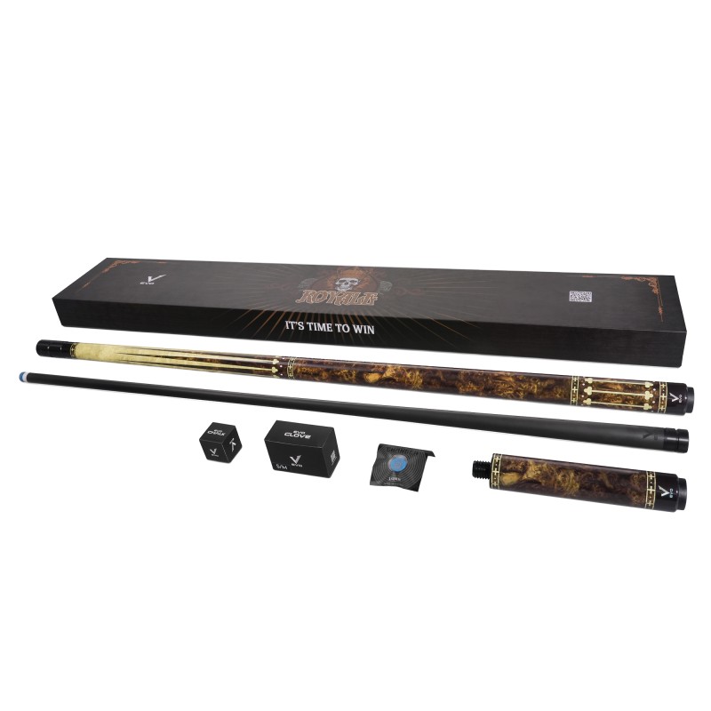 Billardqueue, Pool, EVO Royale Maxbing Edition, Gilded Oak Komplettset, 12.5mm, 3/8x10 Billardqueue, Pool, EVO Royale Maxbing Edition, Gilded Oak Komplettset, 12.5mm, 3/8x10