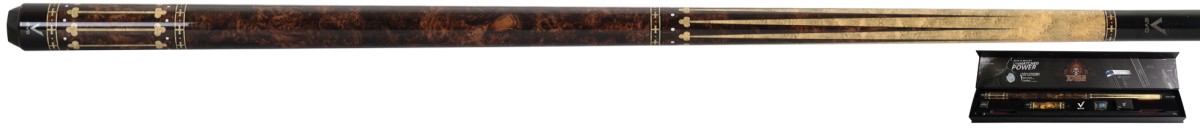 Billardqueue, Pool, EVO Royale Maxbing Edition, Gilded Oak Komplettset, 12.5mm, 3/8x10