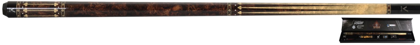 Billardqueue, Pool, EVO Royale Maxbing Edition, Gilded Oak Komplettset, 12.5mm, 3/8x10
