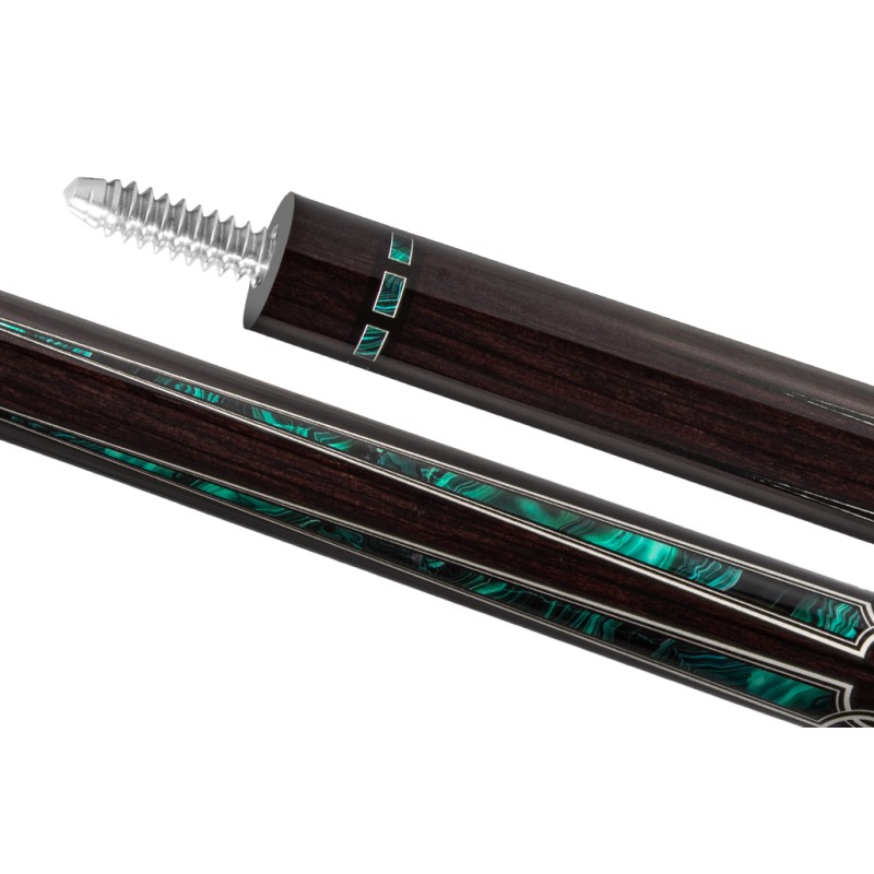 Billardqueue, Pool, EVO Luna Maxbing Edition, Malachite Eclipse Komplettset, 12.5mm, 3/8x10 Billardqueue, Pool, EVO Luna Maxbing Edition, Malachite Eclipse Komplettset, 12.5mm, 3/8x10