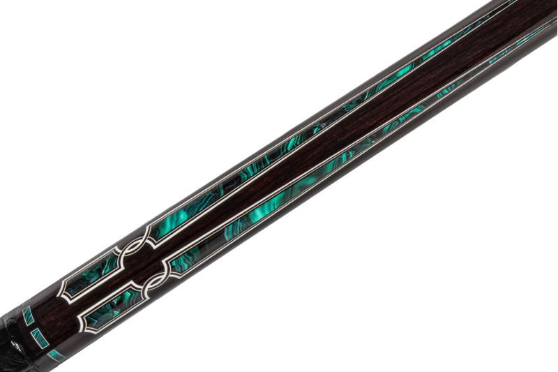 Billardqueue, Pool, EVO Luna Maxbing Edition, Malachite Eclipse Komplettset, 12.5mm, 3/8x10
