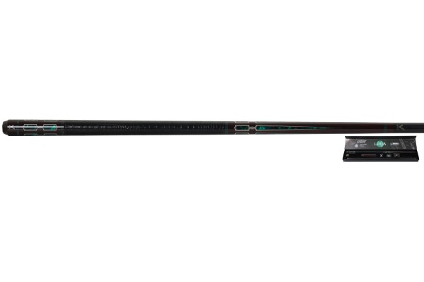 Billardqueue, Pool, EVO Luna Maxbing Edition, Malachite Eclipse Komplettset, 12.5mm, 3/8x10