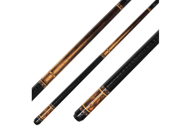 Billardqueue, Pool, EVO Luna Maxbing Edition, Golden Crest Komplettset, 12.5mm, 3/8x10