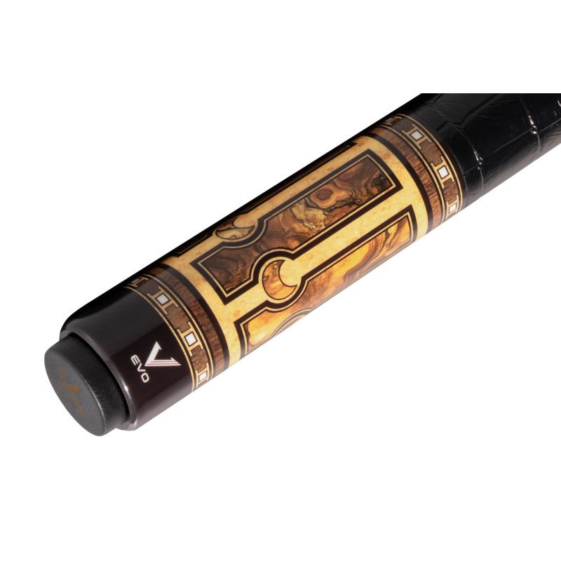 Billardqueue, Pool, EVO Luna Maxbing Edition, Golden Crest Komplettset, 12.5mm, 3/8x10