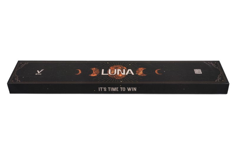 Billardqueue, Pool, EVO Luna Maxbing Edition, Golden Crest Komplettset, 12.5mm, 3/8x10