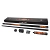 Billardqueue, Pool, EVO Luna Maxbing Edition, Golden Crest Komplettset, 12.5mm, 3/8x10