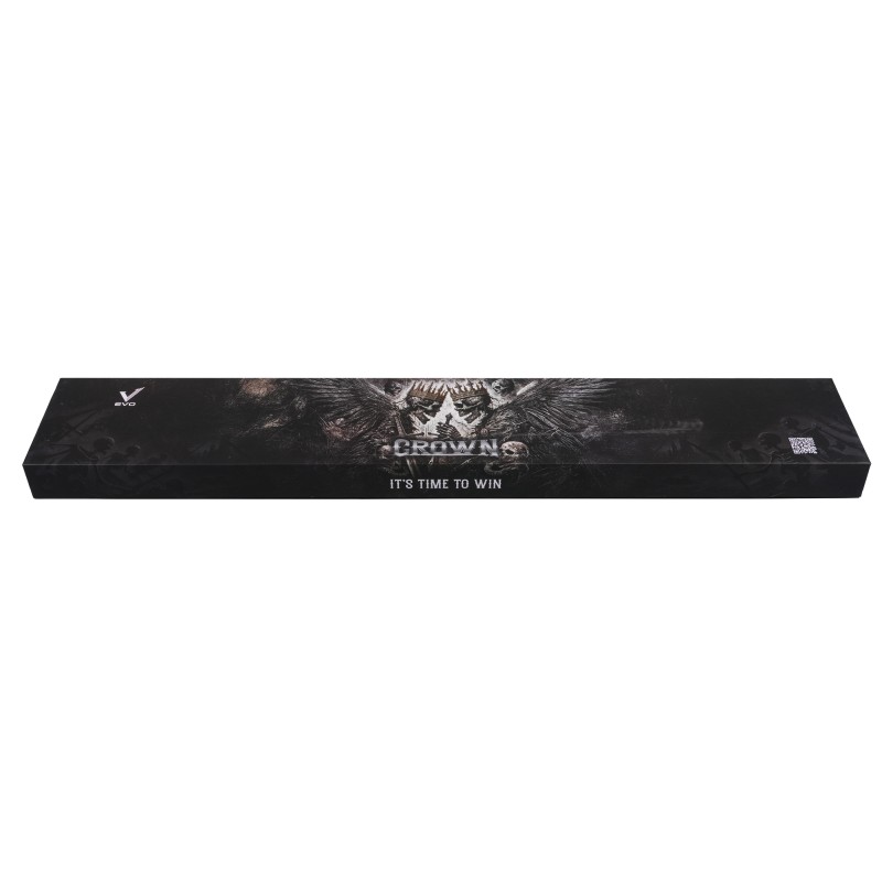 Billardqueue, Pool, EVO Crown Maxbing Edition, Royal Black Leather Komplettset, 12.5mm, Radial