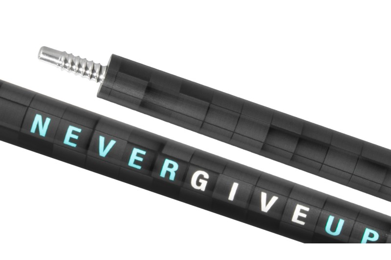 Billardqueue, Pool, EVO X-Force Carbon Break Cue, Never Give Up, Radial