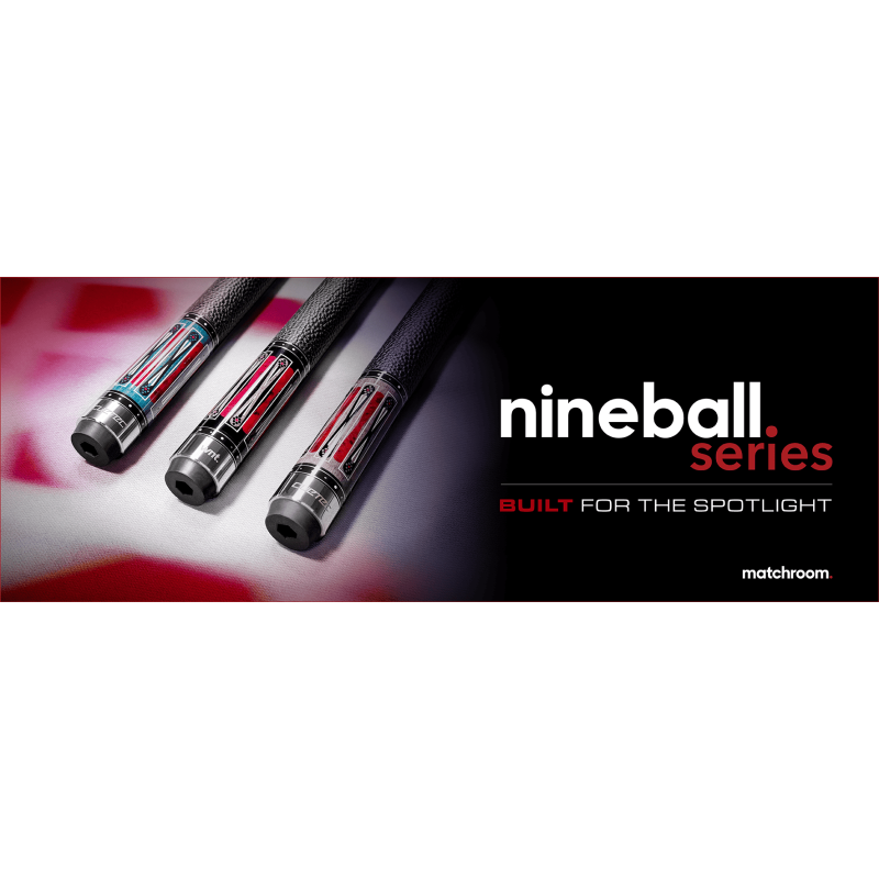 Billardqueue, Pool, Cuetec Cynergy Nineball Blue Stain LTW, 3/8x14