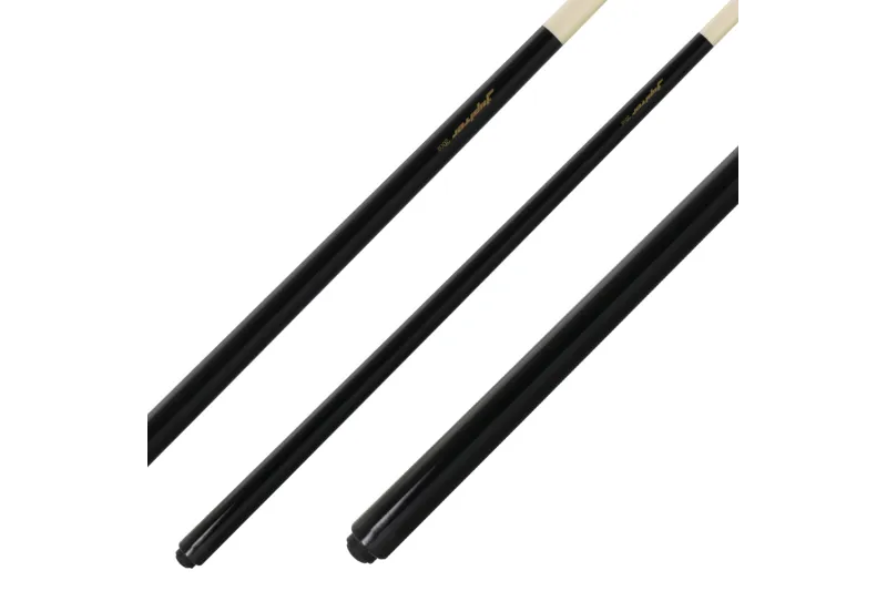 Billardqueue, Pool, Jupiter JU-2, Metallschraubleder, schwarz, einteilig