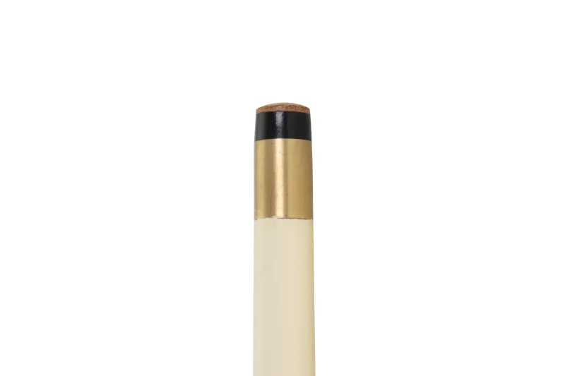 Billardqueue, Pool, Jupiter JU-2, Metallschraubleder, schwarz, einteilig