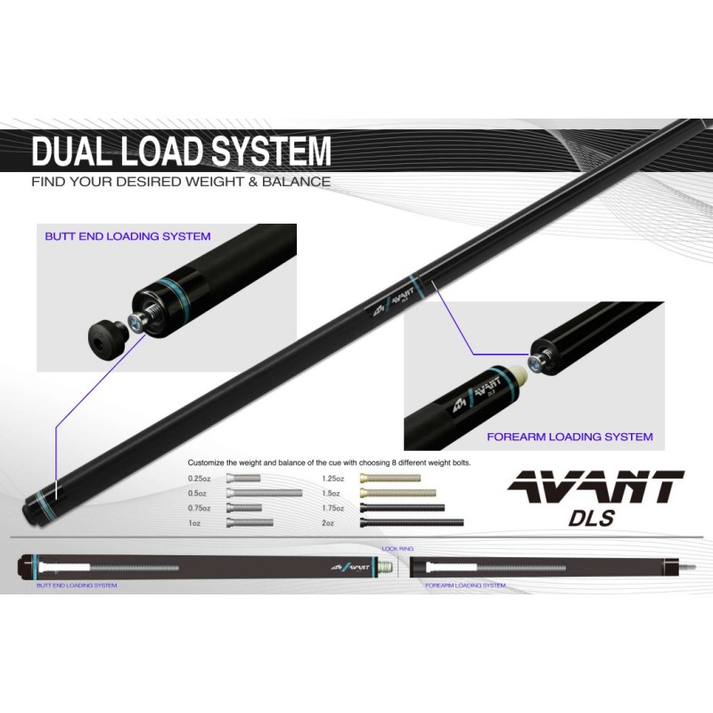 Billardqueue, Pool, Mezz Avant, No Wrap, United Joint, nur Unterteil Billardqueue, Pool, Mezz Avant, No Wrap, United Joint, nur Unterteil