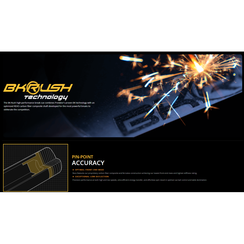 Oberteil, Pool, Predator Revo BK Rush, 30 inch, Uni-Loc Oberteil, Pool, Predator Revo BK Rush, 30 inch, Uni-Loc