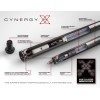 Billardqueue, Pool, Cuetec Cynergy X, AMBER NW, 3/8x14