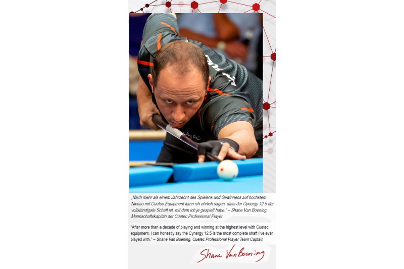 Billardqueue, Pool, Cuetec Cynergy Truewood Gen. 2, leopard II LTW, 3/8x14