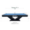 Billardtisch, Pool, Rasson Victory II Plus, 8 ft., schwarz, Ausstellungsstück