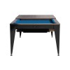 Billardtisch / Esstisch, Pool, Vancouver III, 7 ft. (Fuß), schwarz/braun, blaues Tuch Billardtisch / Esstisch, Pool, Vancouver III, 7 ft. (Fuß), schwarz/braun, blaues Tuch