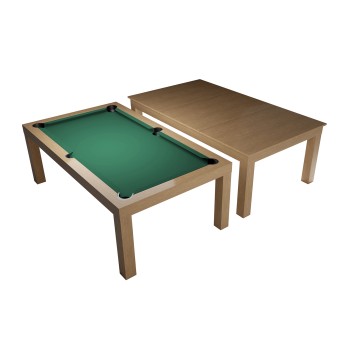 Billardtisch / Esstisch, Pool, Mozart, 7 ft. (Fuß), eiche