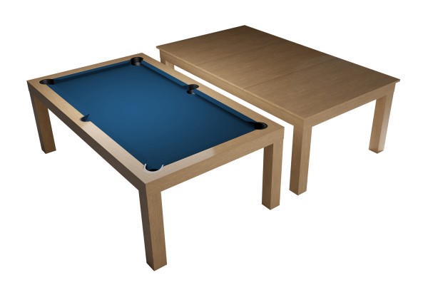 Billardtisch / Esstisch, Pool, Mozart, 7 ft. (Fuß), eiche