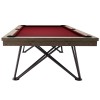 Billardtisch / Esstisch, Pool, Rasson Dauphine, gebeizte Eiche