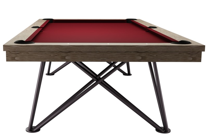 Billardtisch / Esstisch, Pool, Rasson Dauphine, gebeizte Eiche