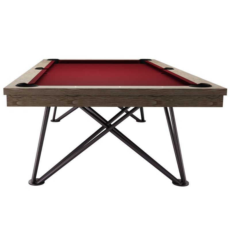 Billardtisch / Esstisch, Pool, Rasson Dauphine, gebeizte Eiche