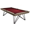 Billardtisch / Esstisch, Pool, Rasson Dauphine, gebeizte Eiche