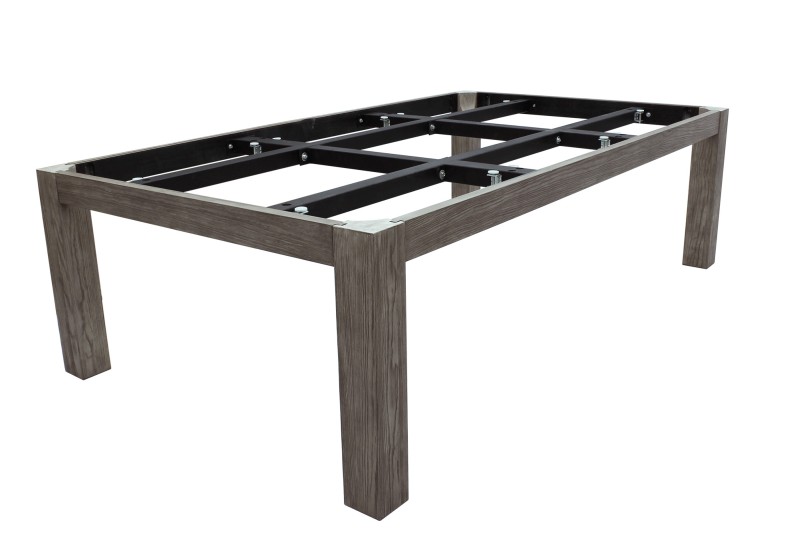 Billardtisch / Esstisch, Pool, Rasson Penelope II, inkl. Abdeckplatte, gebeiztes Holz