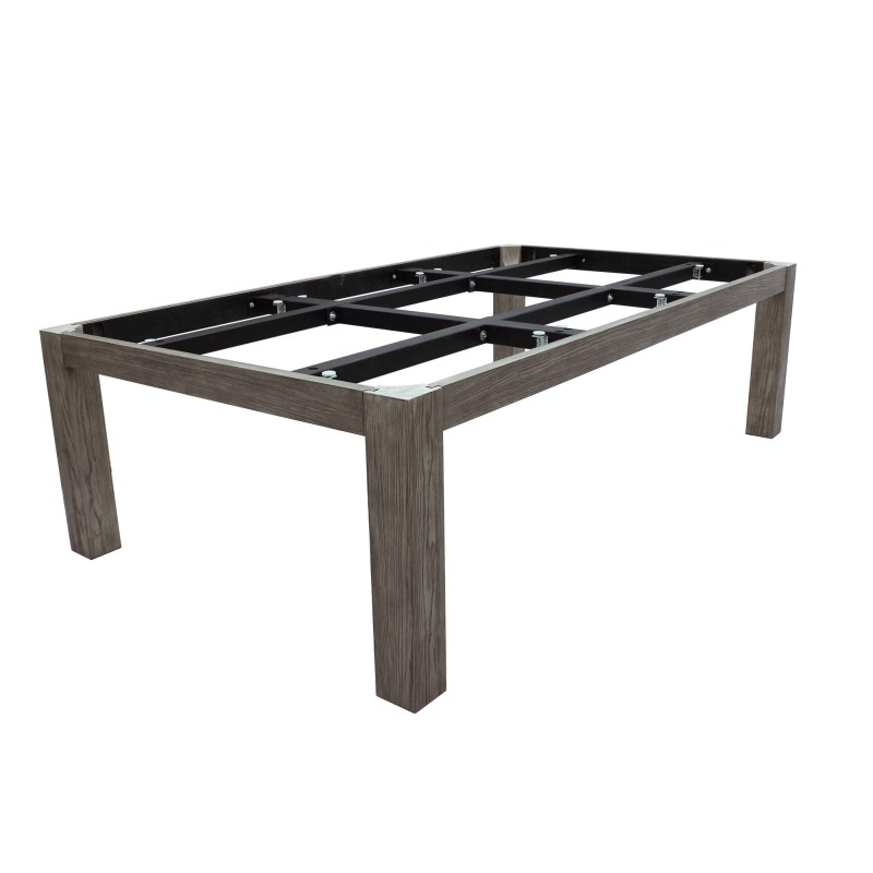 Billardtisch / Esstisch, Pool, Rasson Penelope II, inkl. Abdeckplatte, gebeiztes Holz