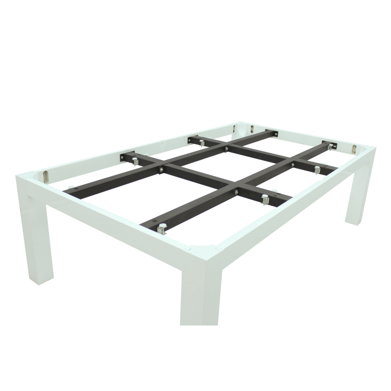 Billardtisch / Esstisch, Pool, Rasson Penelope II, inkl. Abdeckplatte, weiß-glänzend, display piece