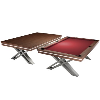 Billardtisch / Esstisch, Pool, Rasson Pierce, 8 ft. (Fuß), walnuss, inkl. Abdeckplatte, gebraucht