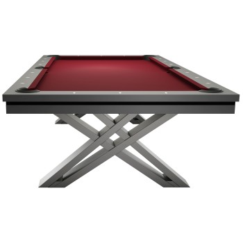 Billardtisch / Esstisch, Pool, Rasson Pierce, 8 ft. (Fuß), dunkelgrau