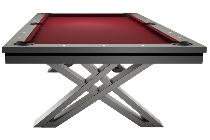 Billardtisch / Esstisch, Pool, Rasson Pierce, 8 ft. (Fuß), dunkelgrau