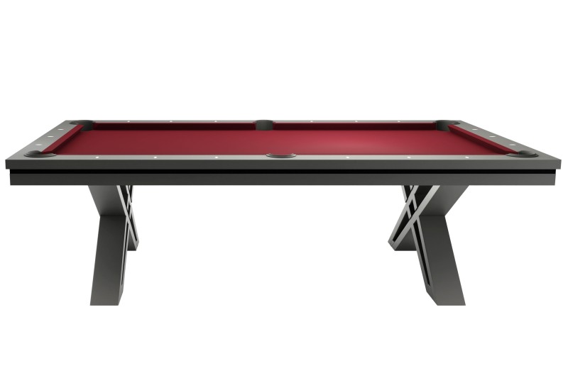 Billardtisch / Esstisch, Pool, Rasson Pierce, 8 ft. (Fuß), dunkelgrau