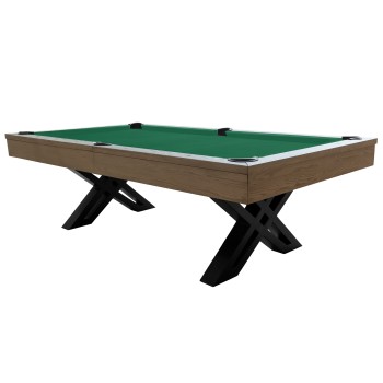 Billardtisch, Pool, X-Con, 8 ft. (Fuß), graue Eiche