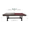 Billardtisch / Esstisch, Pool, Rasson Bedford, grau gebeizt Billardtisch / Esstisch, Pool, Rasson Bedford, grau gebeizt