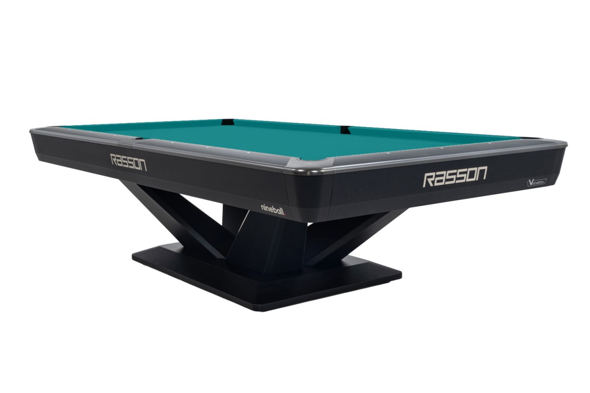 Billardtisch, Pool, Rasson Victory III, schwarz, CLUB Taschenmaß