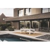 Billardtisch, Pool, Cornilleau Classic Outdoor, 7 ft. (Fuß), weiß-grau