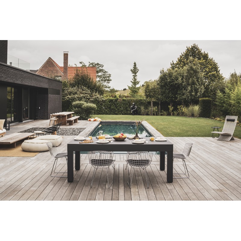Billardtisch, Pool, Cornilleau Classic Outdoor, 7 ft. (Fuß), schwarz-grau
