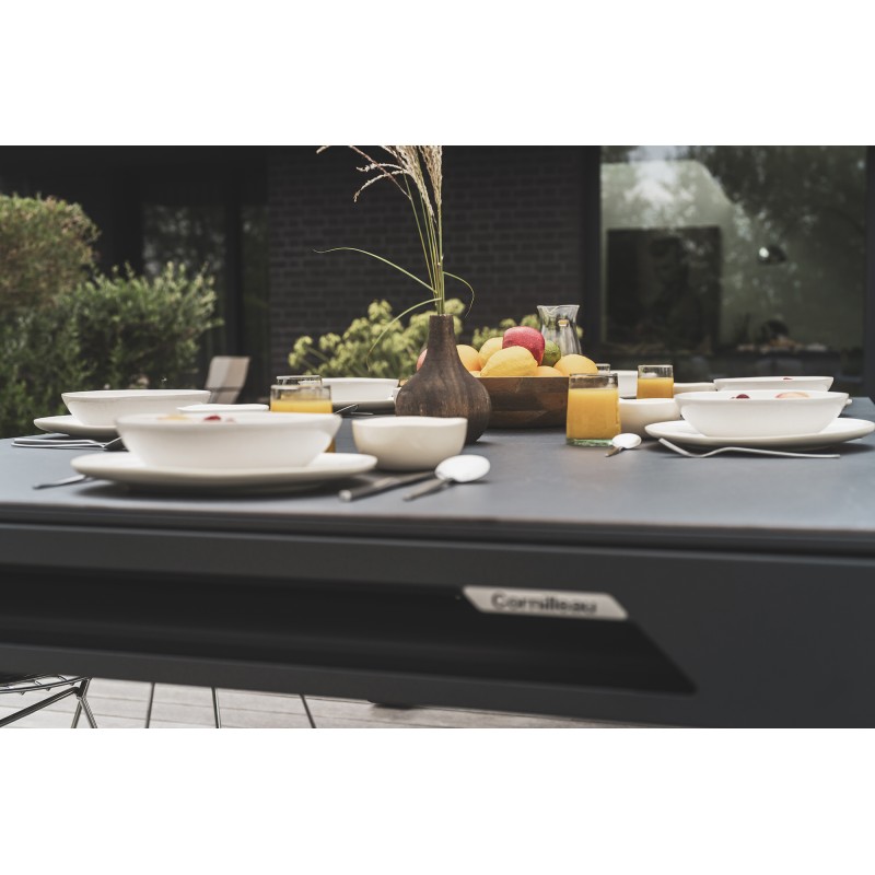 Billardtisch, Pool, Cornilleau Classic Outdoor, 7 ft. (Fuß), schwarz-grau