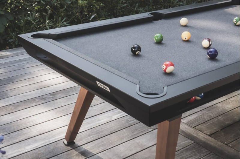 Billardtisch, Pool, Cornilleau Origin Outdoor, 7 ft. (Fuß), schwarz